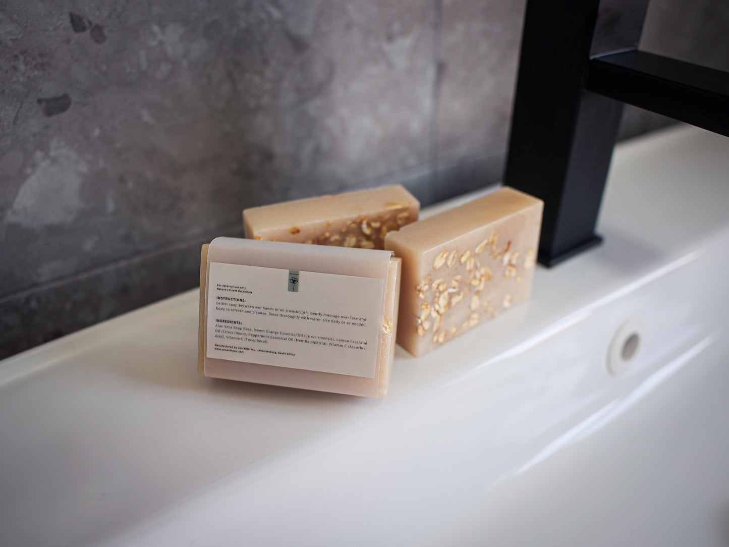Mint Citrus Soap with Oats