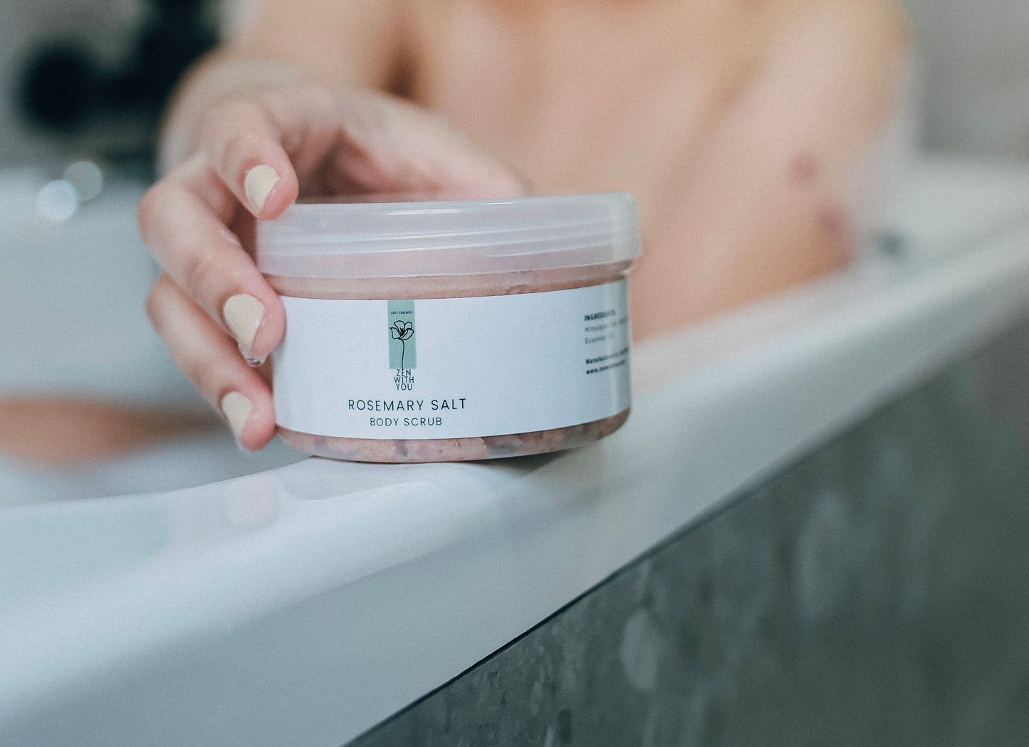Rosemary Salt Scrub