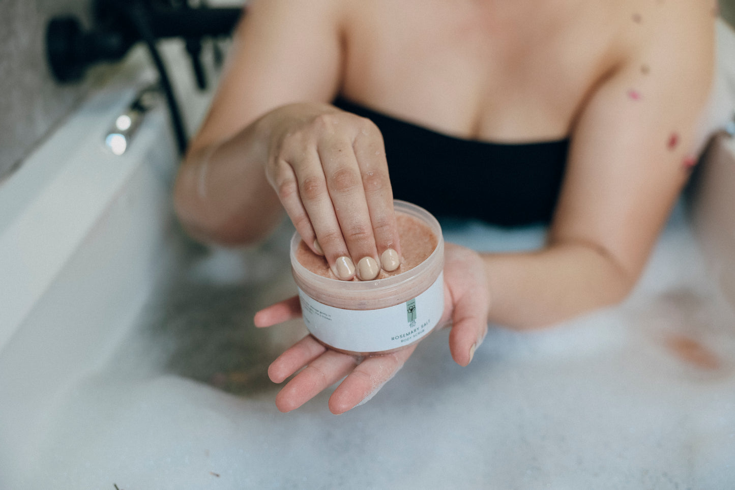 Rosemary Salt Scrub