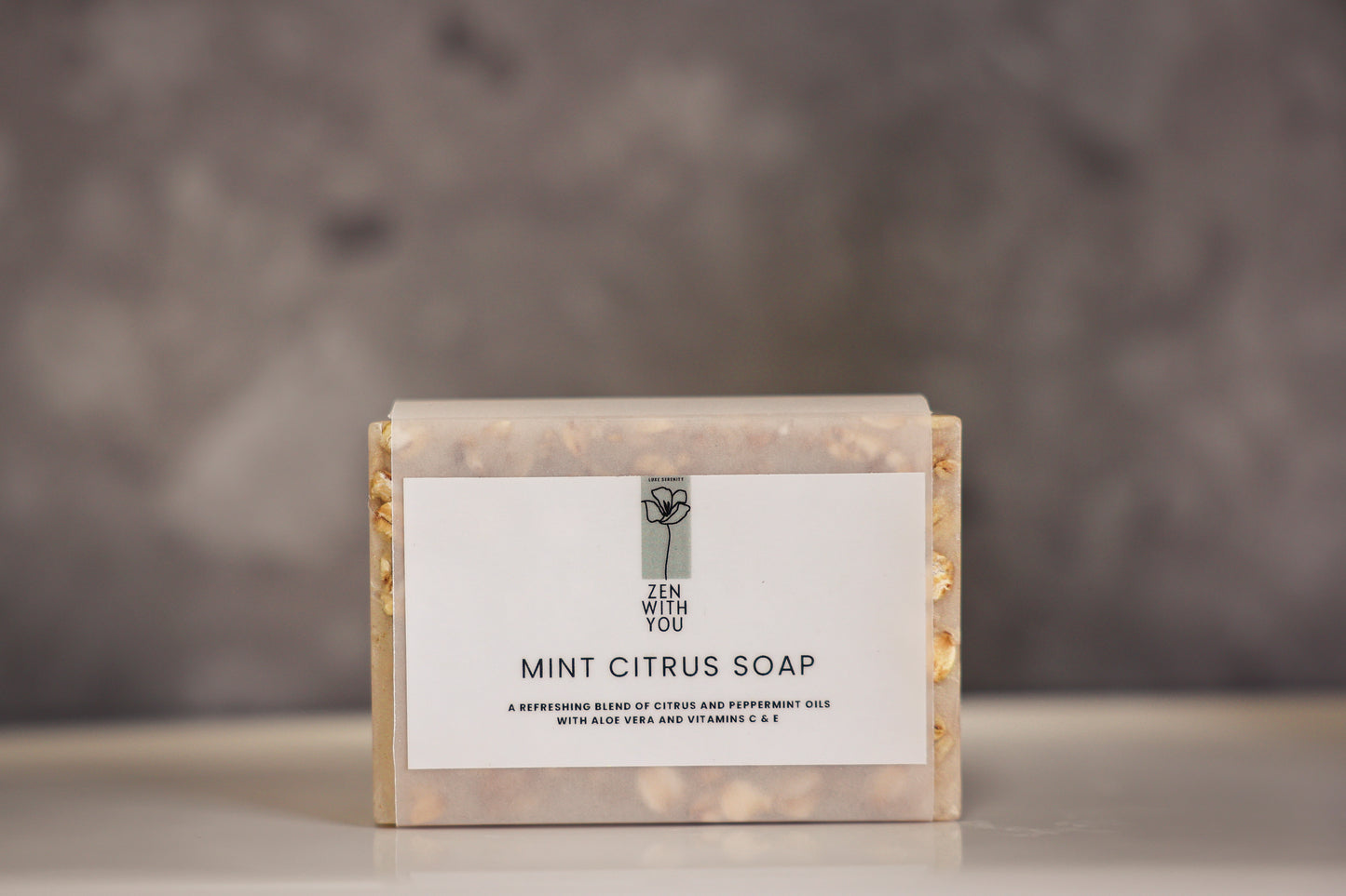 Mint Citrus Soap with Oats