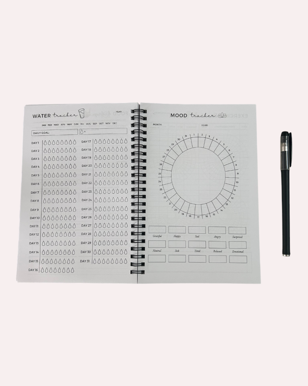 Mental Health Journal + Pen – Daily Reflection & Emotional Balance