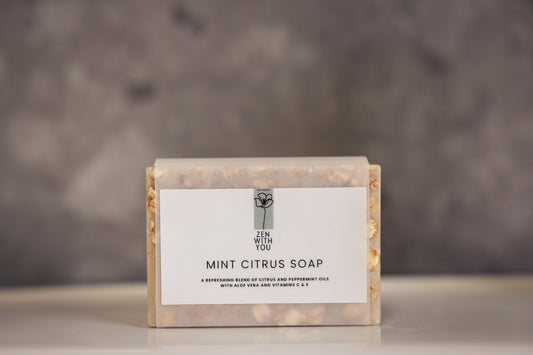 Mint Citrus Soap with Oats