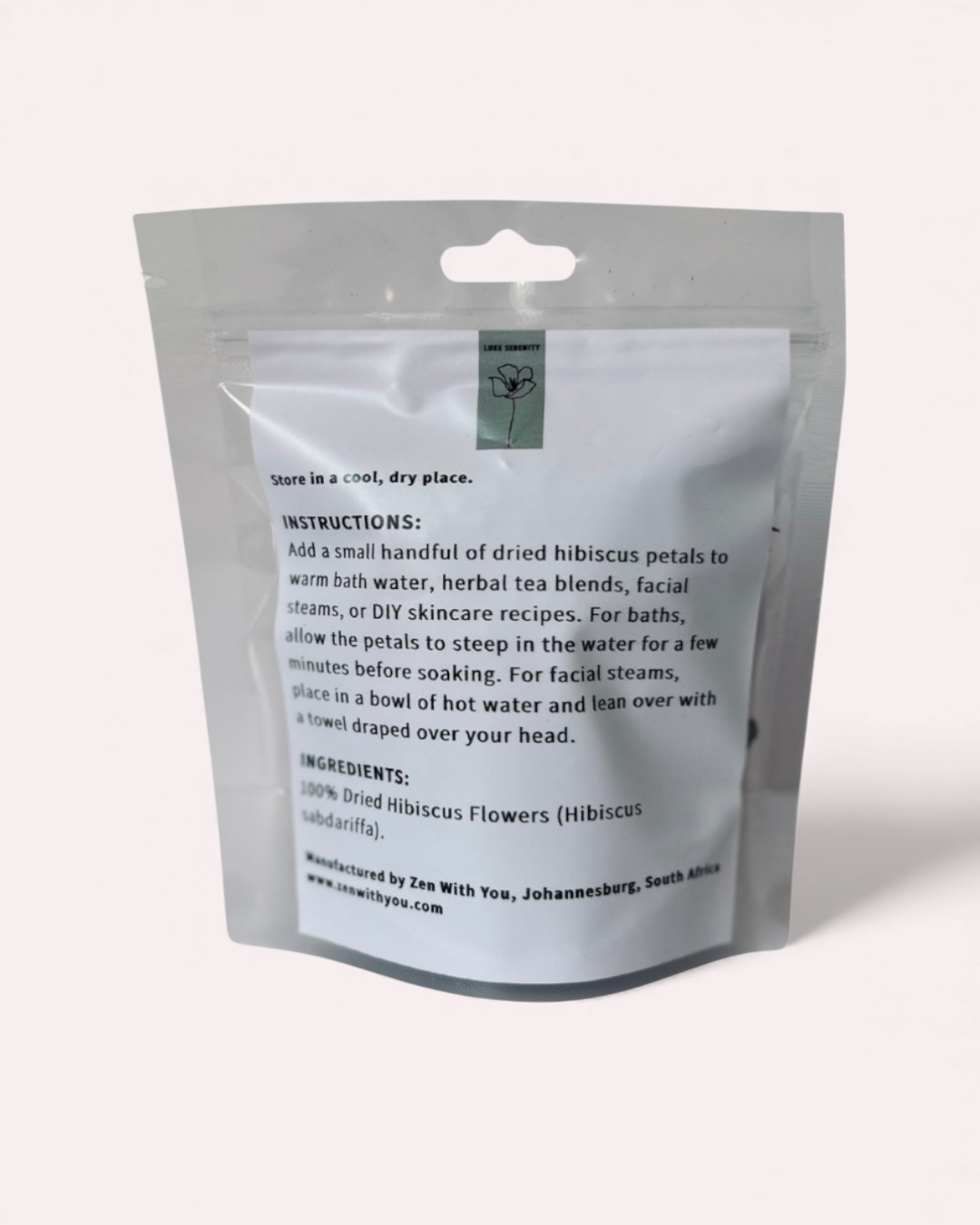 Dried Hibiscus Flowers – Antioxidant-Rich for Skin, Hair & Herbal Use