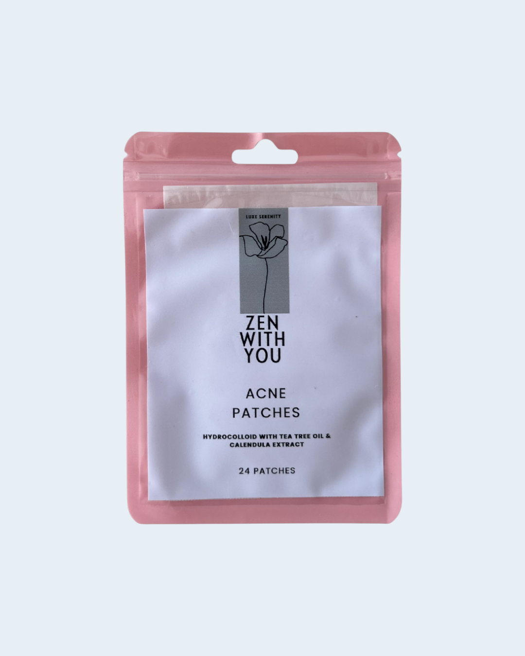 Hydrocolloid Acne Patches (24 Patches) – Invisible Spot Treatment & Fast Healing