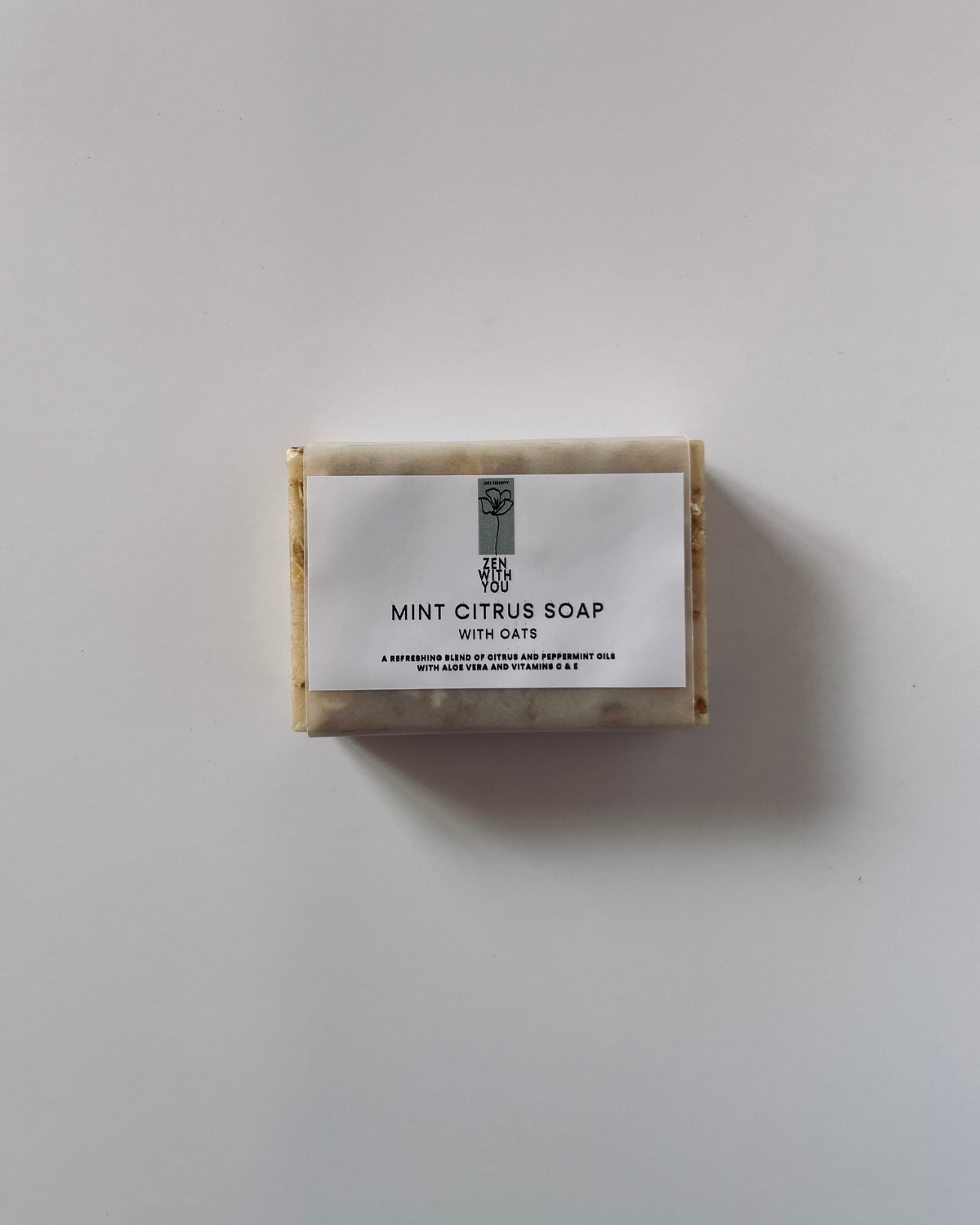 Mint Citrus Soap with Oats
