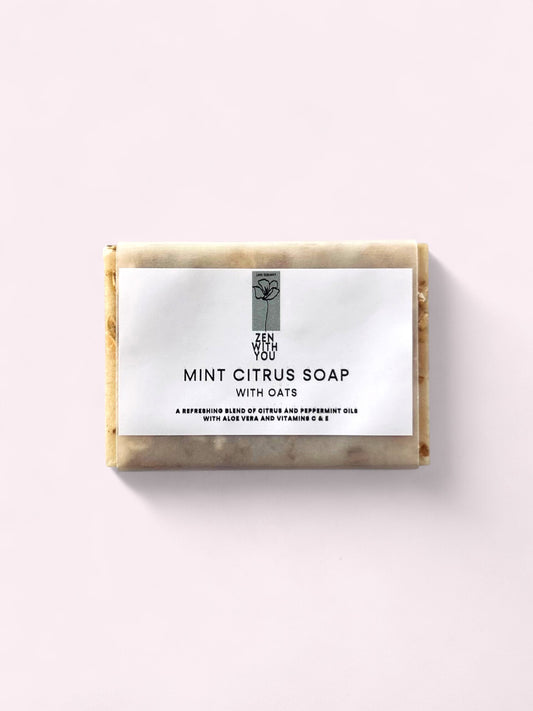 Mint Citrus Soap with Oats